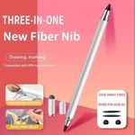 Generic Stylus for touchscreens, 3-in-1 high-precision universal stylus
