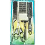 Chaoba 2 Set Of Professional Hair Clipper With Comb - 3W - Off White/Black - image 2