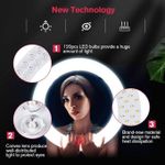 Generic 18 Inch LED Ring Light with Tripod Stand, 3 Phone Holders & Remote Control – Black - image 4