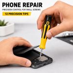 Cloudoon Precision Screwdriver Set, 12 Tips, Magnetic Tip & Ergonomic Grip for Phone, Glasses and Electronics Repair - image 7