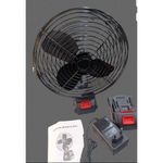Portable Industrial Lithium Rechargeable Fan - Black