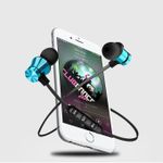 product_image_name-White Label-Neckband Wireless Bluetooth Earphone - Blue/Black-3