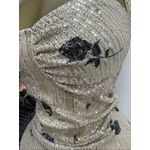Yolanda popular rose halter sequin mini party dress - image 5