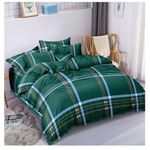 Spice Bedsheets Kingsize Bedsheet-4 piece- Green 