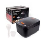 product_image_name-Silver Crest Star-Automatic Digital Rice Cooker With Non-Stick Pan - 5L - 900W - Black-1