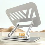 product_image_name-TOUPHY-Rotating Laptop Stand for Desk Gift with A Phone Holder - Black-5