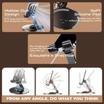 product_image_name-TOUPHY-Rotating Laptop Stand for Desk Gift with A Phone Holder - Black-6