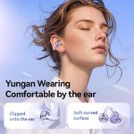 product_image_name-Generic-Ear-Clip Wireless Bluetooth 5.4 Earbuds – Sports Silicone Earphone – Noise Reduction – LED Power Display –  Purple-3