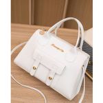Fashion Women Messenger Bag Fashionable Pattern Solid Simple Handbag Shoulder Bag Purpose Women's Leather Bag - image 2