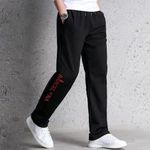 product_image_name-Fashion-Men's Casual Trousers - Black/White - black - XXL-2