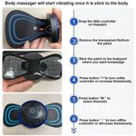 Generic Wireless EMS Massage Pad - Rechargeable Mini Massager for Neck Shoulder Back(Two spare massage pads) - image 6