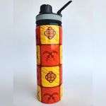 product_image_name-Generic-Yellow and Orange Adinkra 85cl Steel Bottle-1