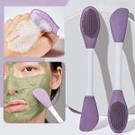 Generic Dual-Ended Silicone Mask Applicator & Face Scrubber – For Cleansing & Mask Application