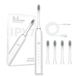 Generic Six-speed Electric Toothbrush USB Charging-White