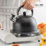 Generic 3.0L Stainless Steel Whistle Kettle - Black