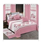 Generic Luxury King Size 13Pieces  Floral Bedding & Curtain Set – Complete Bedroom Decor