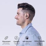 product_image_name-Generic-Silicone Anti-noise Earplugs, Swimming Earplugs, Reusable - Black-3