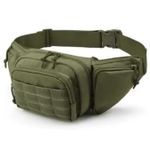 product_image_name-AD-Casual Men's Waist Bag - Green -1