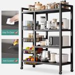 product_image_name-White Label-Full Steel 5 Tier Multi-Layer Storage Rack - Black-2