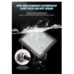 product_image_name-Generic-Outdoor LED Waterproof Flood Light - 50W - Silver-3