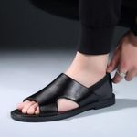 product_image_name-Fashion-Men's Palm Sandals Shoes Comfortable Soft Sole Casual Black-8