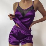 2Pcs Ladies Sleep Wear N-  Violet 