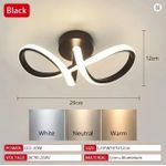 product_image_name-Generic-Entrance balcony ceiling light small cloakroom acrylic lamp bow - three-color light-2