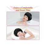 product_image_name-Generic-2PCS Wide Band Satin Hair Bonnet Sleeping Cap Hair Bonnet Satin Bonnet Silk Hair Cap-7