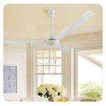 product_image_name-White Label-Cdl 3 In 1 36" Ceilng Fan - White/Gold-3
