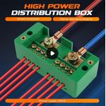 product_image_name-Generic-2-inch x 8-outlet junction box - Heavy-duty ABS plastic junction terminal with transparent insulation, corrosion resistant and high current capacity.-1