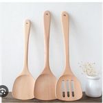 A Design 3pcs Large Bamboo Kitchen Ware - Multicolours