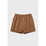 product_image_name-Generic-Elastic Lounge Shorts - Beige-1