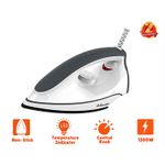 product_image_name-Binatone-DI-108 - 1200 Watt - Dry Iron With Non-Stick Sole Plate- White-1