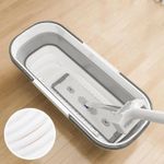 Generic Flat Mop with Collapsible Bucket Set - image 3