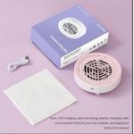 product_image_name-Generic-Portable USB Nail Dust Suction Collector Vacuum - Professional Manicure Extractor - Pink-1