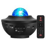 Generic Starry Projector Light LED Galaxy Projector with Bluetooth Speaker with Remote Control for Party - Black - image 2