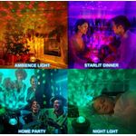 Generic Starry Projector Light LED Galaxy Projector with Bluetooth Speaker with Remote Control for Party - Black - image 7