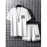 product_image_name-Fashion-Men's 2-in-1 Short Sleeve & Shorts Set Ultra Breathable African Street Style-1