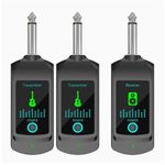 Generic Wired-to-Wireless Microphone System - T-ransmitter & Receiver Set for Instruments and Vocals (Dynamic Handheld Microphone)