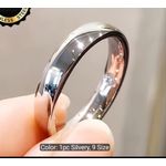 White Label 1 Piece Stainless Steel Engagement/Wedding - Rose Gold - image 6