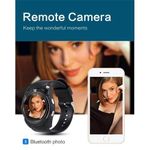 product_image_name-Generic-V8 Smart Watch Support TF SIM Card Call Camera Sports Bracelet Bluetooth Compatible Smart Watch - Black-7