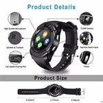 product_image_name-Generic-V8 Smart Watch Support TF SIM Card Call Camera Sports Bracelet Bluetooth Compatible Smart Watch - Black-8
