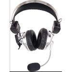 Generic Multimedia Gaming/ PC Headset with Microphone 3.5mm- Silver/Black - image 3