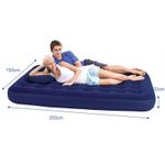 product_image_name-Bestway-Queen size inflatable mattress with pump 230cm*152cm*22cm-3