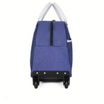 product_image_name-Fashion-Large Capacity Trolley Bag with Wheels - Blue (53*23*36cm)-2