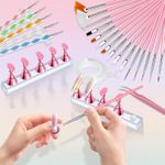 Generic Professional-grade Nail Art Brush Set  Essential for Home DIY - image 2