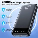 product_image_name-Generic-?20000mAh Power Banks Portable Charger Ultra Light Battery Pack - Black - BLACK-2