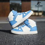 product_image_name-ALagzi-2025 Children's Fashion Velcro Design Non-Slip High-Top Casual Sneakers - Blue-1