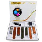 Smartek 7 In 1 Unisex Digital Smartwatch Combo-Multi.