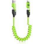 Generic 4 in 1 Super Fast Charging Cable - Green/ Black - image 2